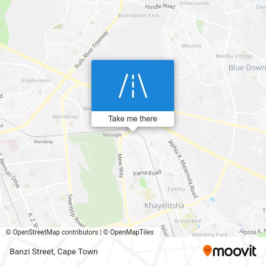 Banzi Street map