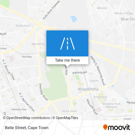 Belle Street map