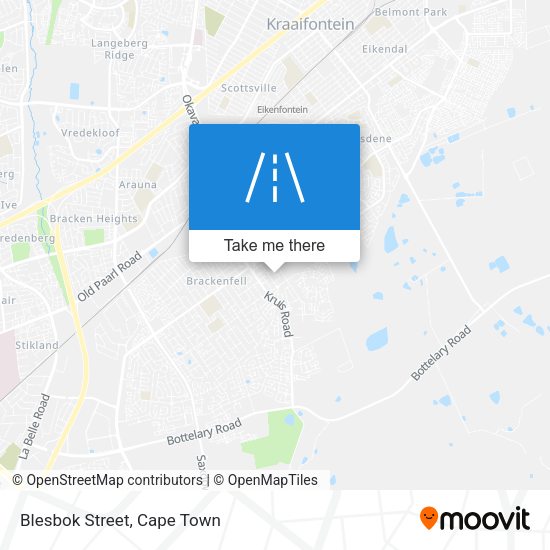 Blesbok Street map