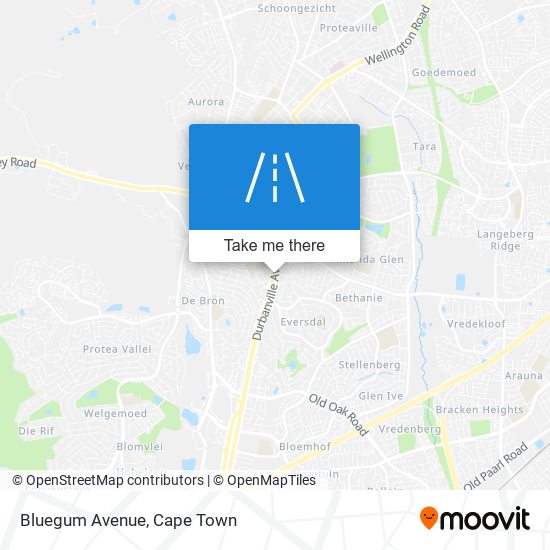 Bluegum Avenue map