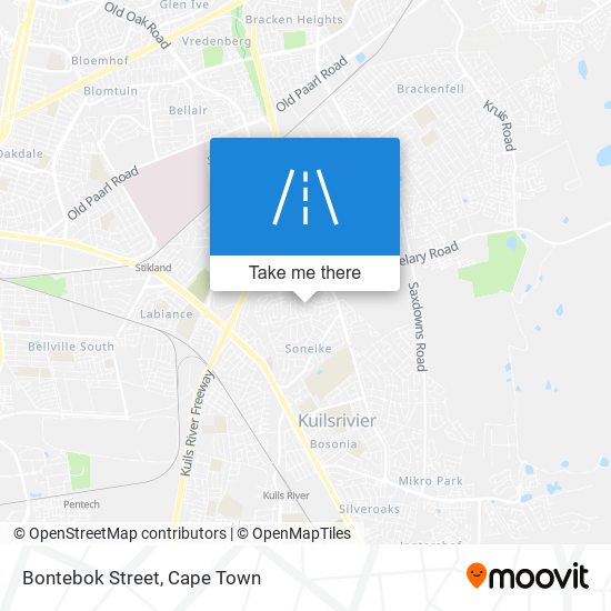 Bontebok Street map