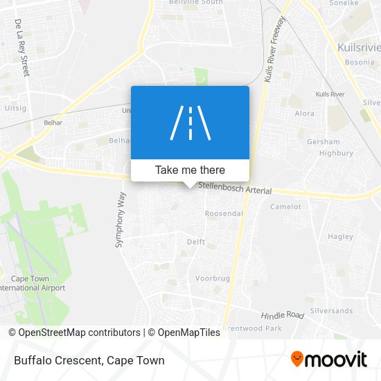 Buffalo Crescent map
