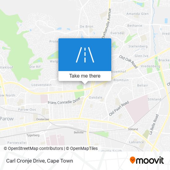 Carl Cronje Drive map