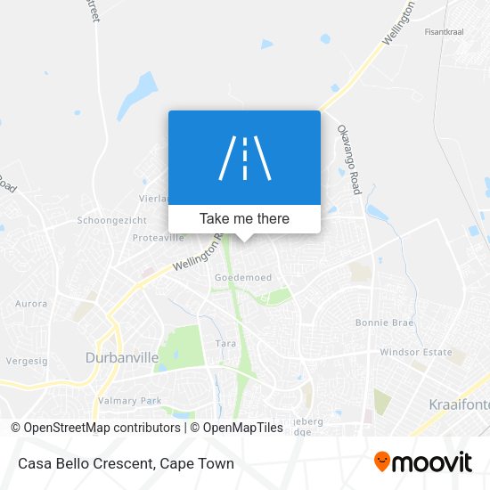 Casa Bello Crescent map