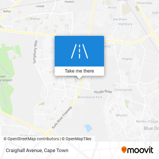 Craighall Avenue map