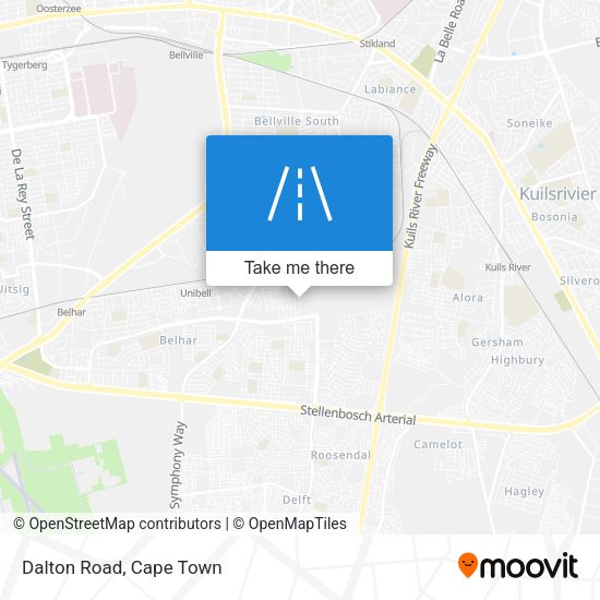Dalton Road map