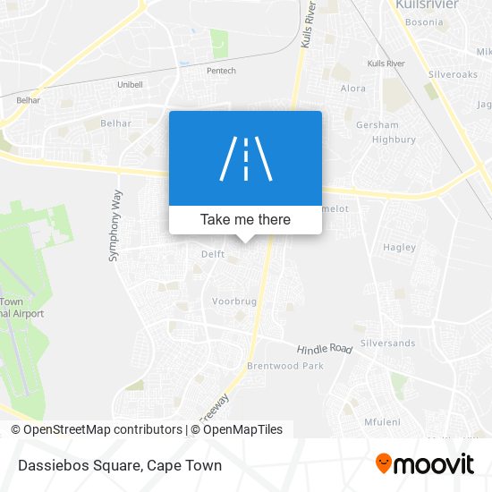 Dassiebos Square map