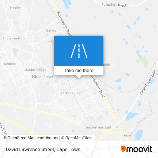 David Lawrence Street map