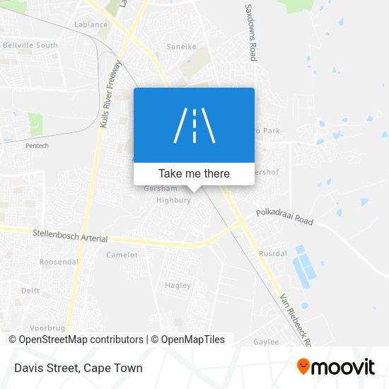 Davis Street map