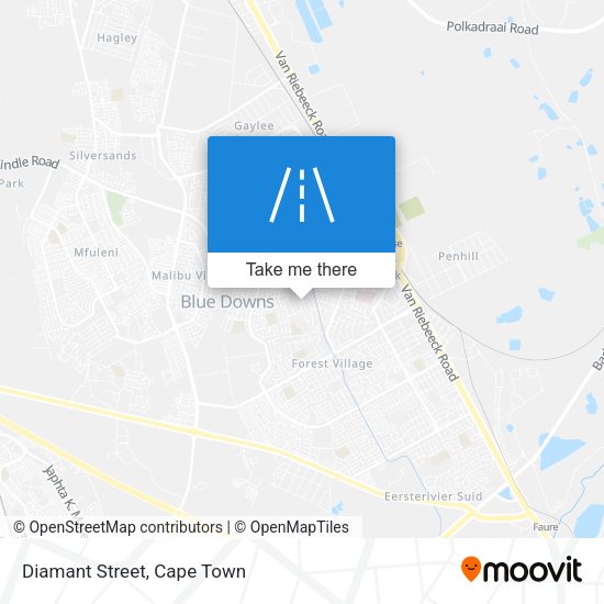 Diamant Street map