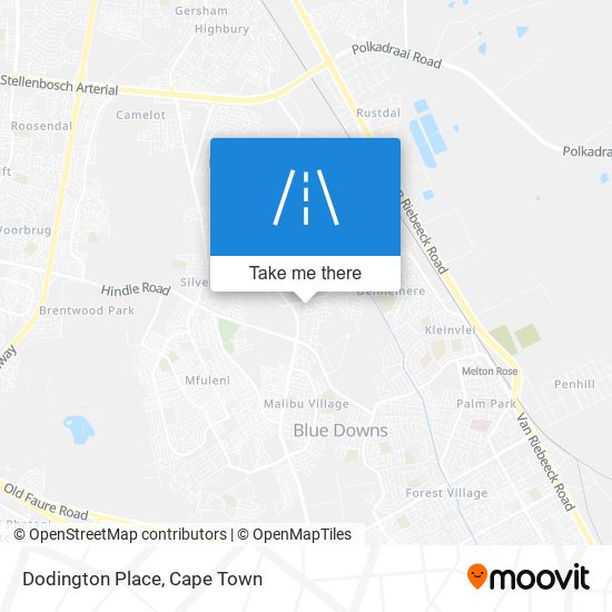 Dodington Place map