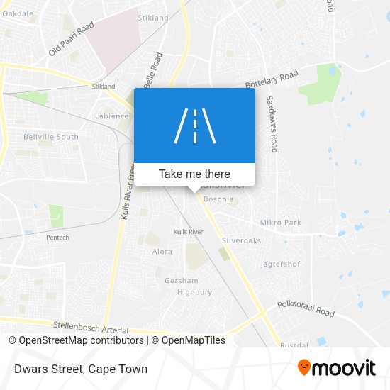 Dwars Street map