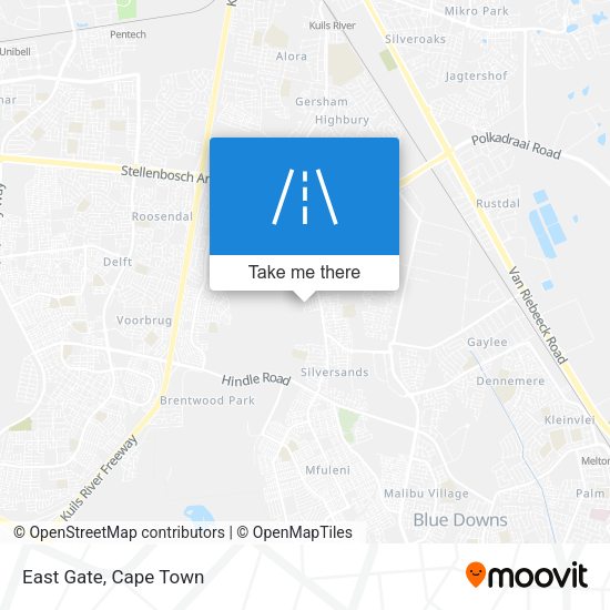 East Gate map