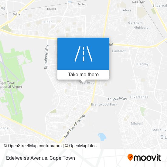 Edelweiss Avenue map
