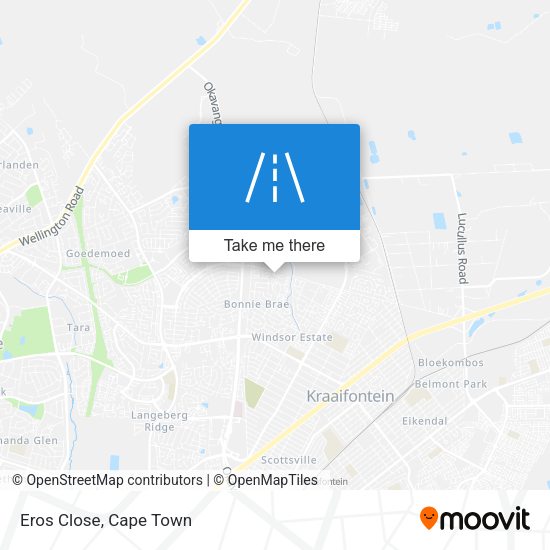 Eros Close map