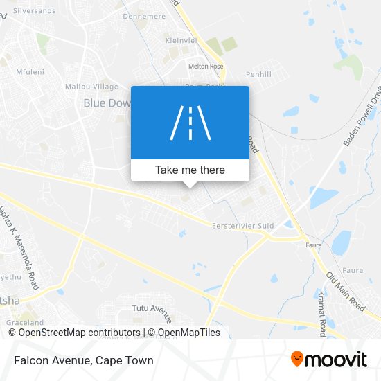 Falcon Avenue map