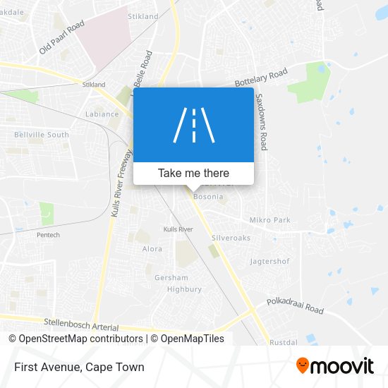 First Avenue map