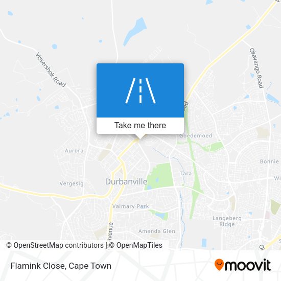 Flamink Close map