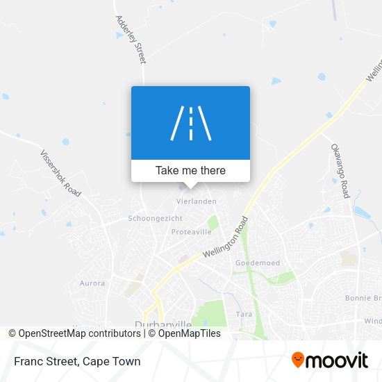 Franc Street map