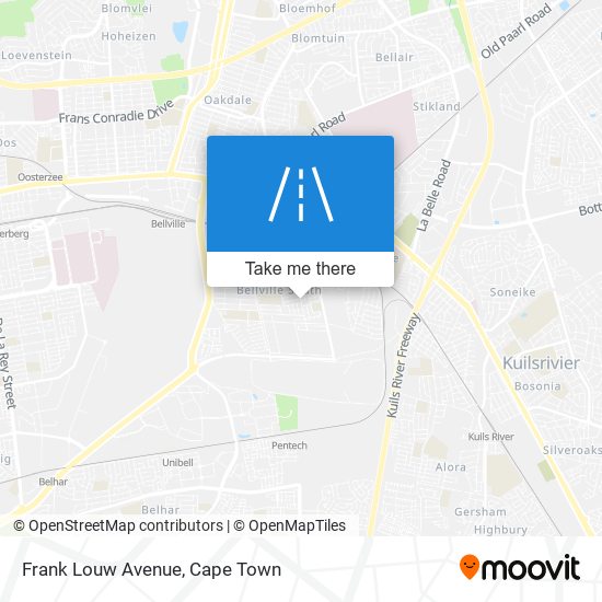 Frank Louw Avenue map