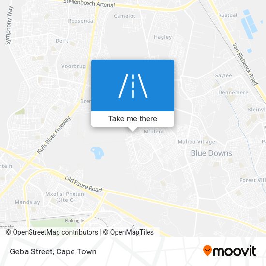 Geba Street map