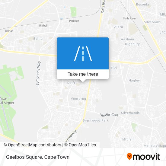 Geelbos Square map