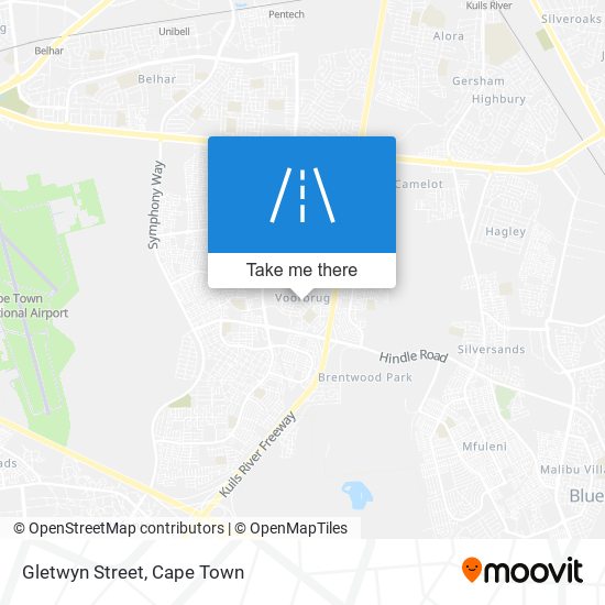 Gletwyn Street map