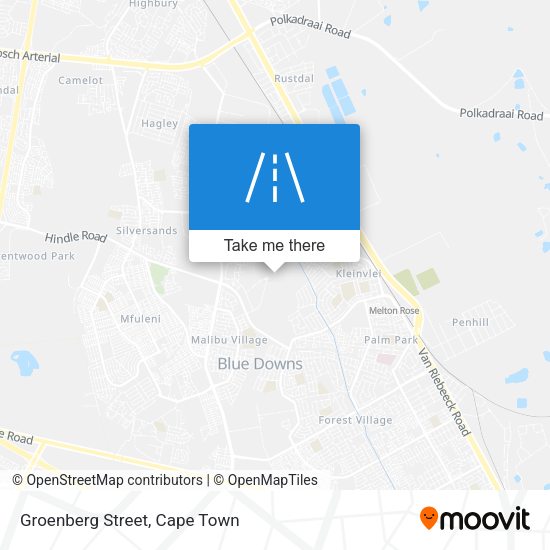Groenberg Street map