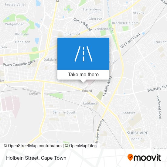 Holbein Street map