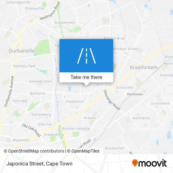 Japonica Street map