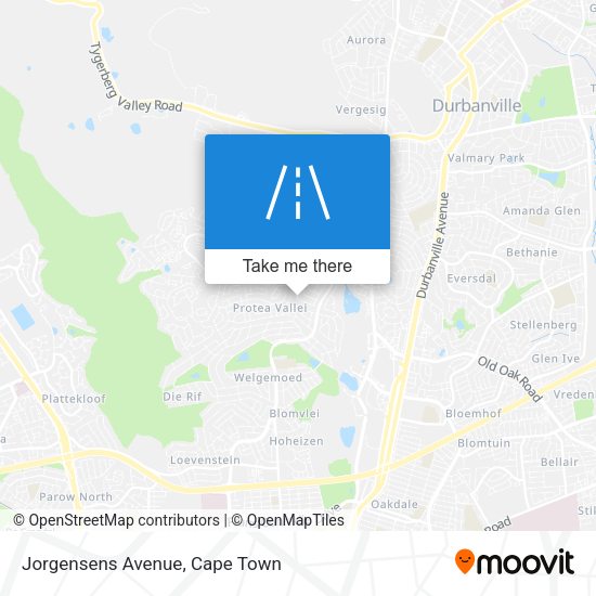 Jorgensens Avenue map