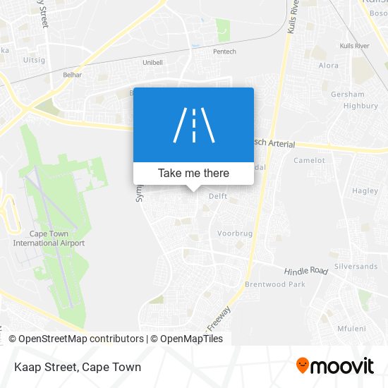 Kaap Street map