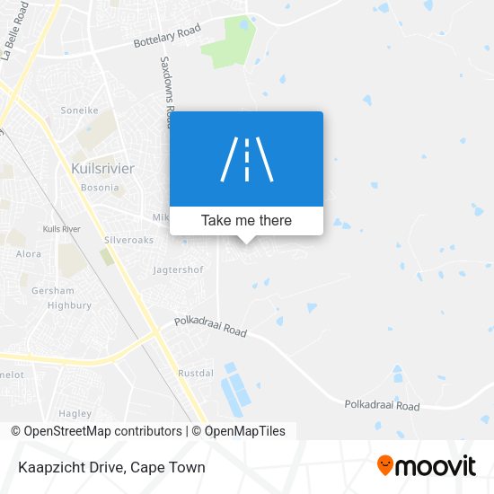 Kaapzicht Drive map