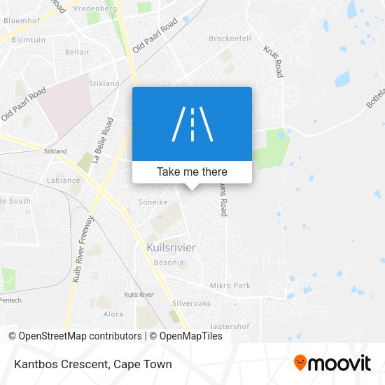 Kantbos Crescent map