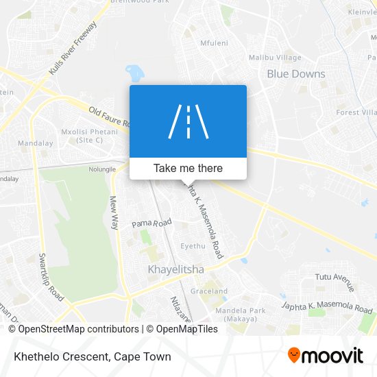 Khethelo Crescent map