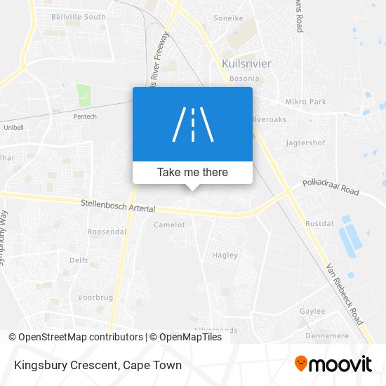 Kingsbury Crescent map