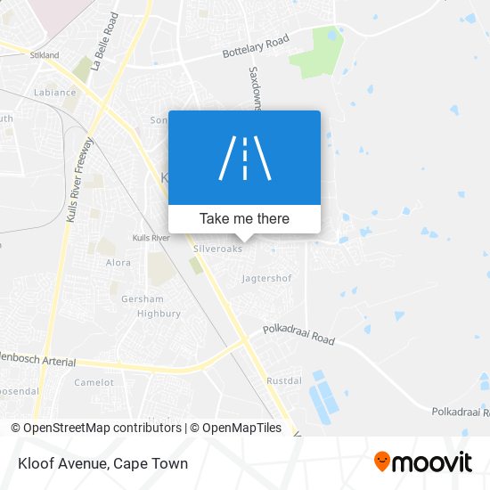 Kloof Avenue map