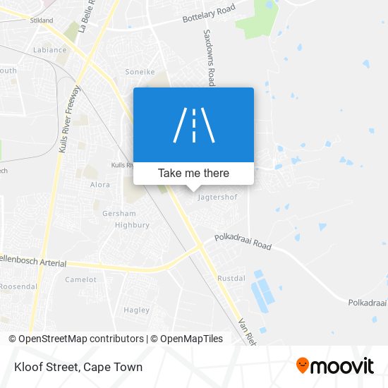 Kloof Street map