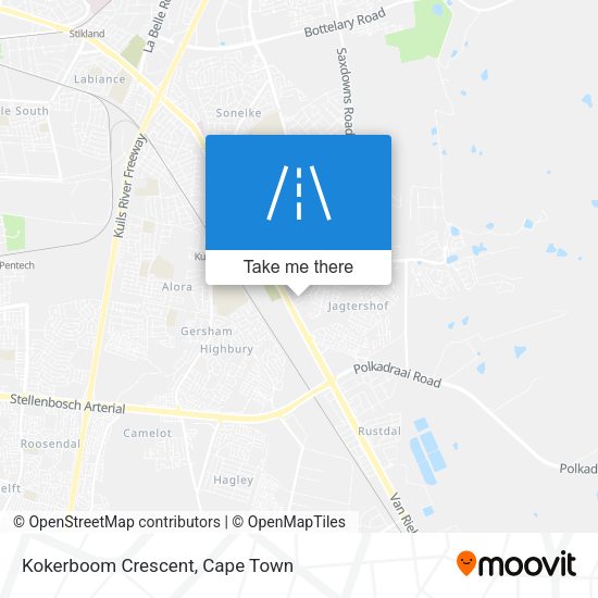 Kokerboom Crescent map