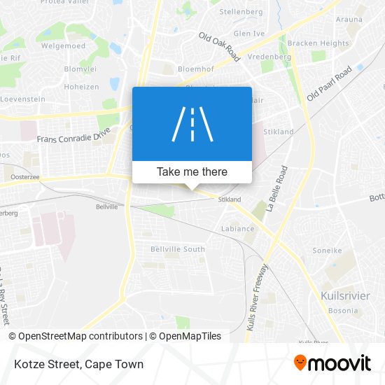 Kotze Street map