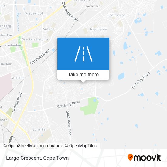 Largo Crescent map