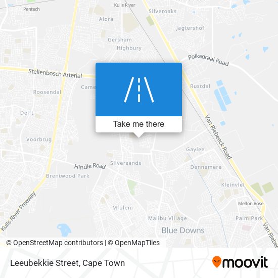 Leeubekkie Street map