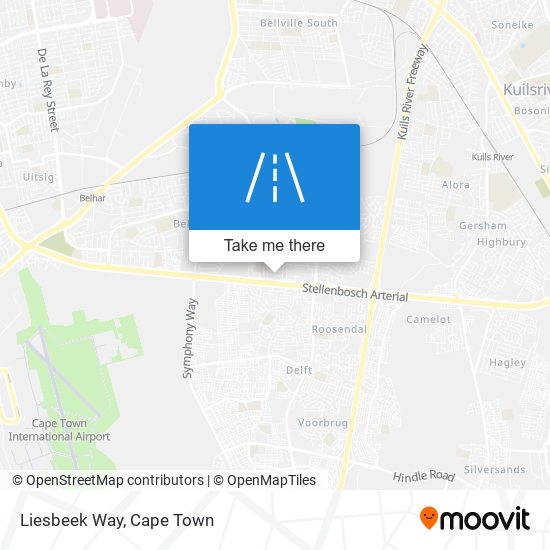 Liesbeek Way map