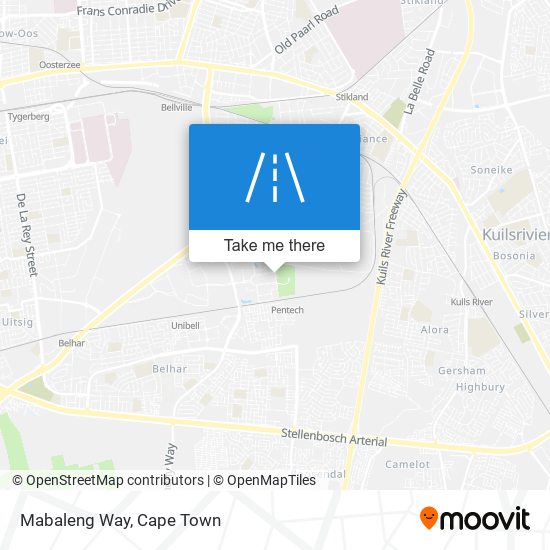 Mabaleng Way map