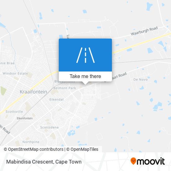 Mabindisa Crescent map