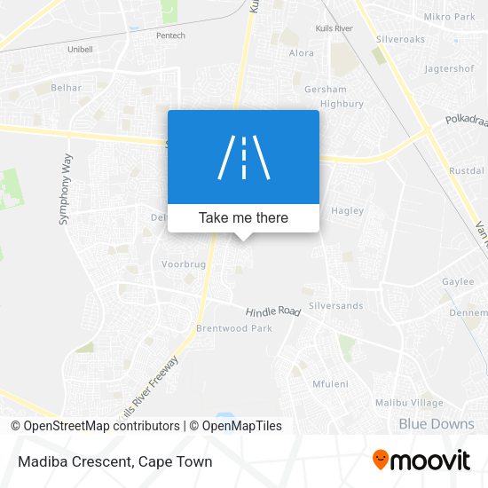 Madiba Crescent map