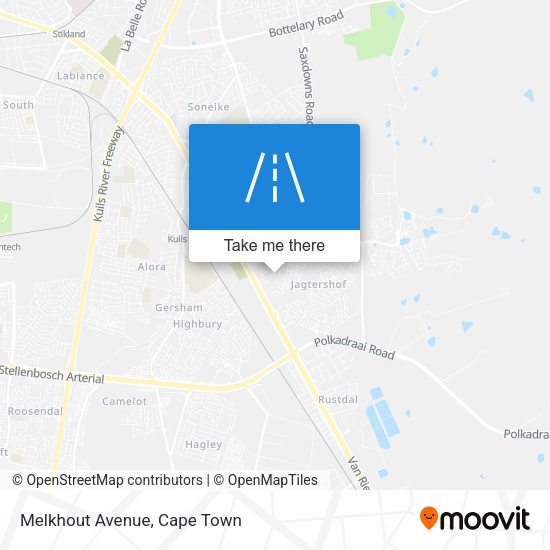 Melkhout Avenue map