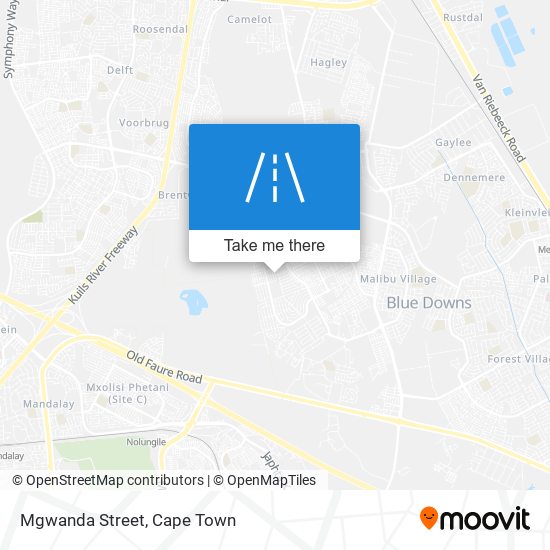 Mgwanda Street map