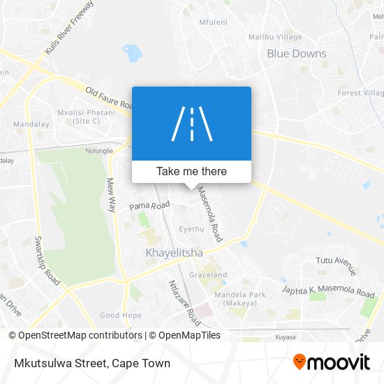 Mkutsulwa Street map