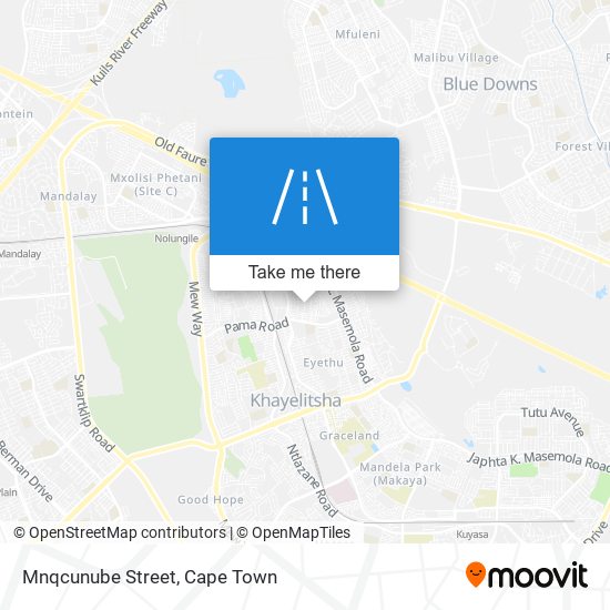 Mnqcunube Street map